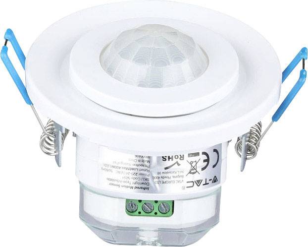 V-TAC 5091 encastré Détecteur de mouvements 360 ° blanc IP20