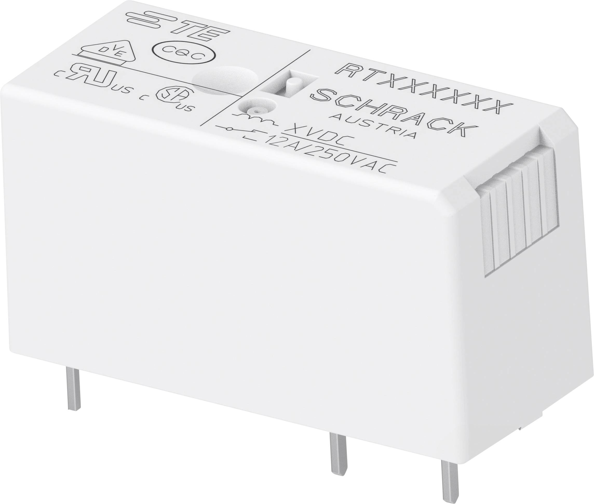 TE Connectivity RTB74012 Relais industriel Tension nominale: 12 V/DC 1 inverseur (RT)