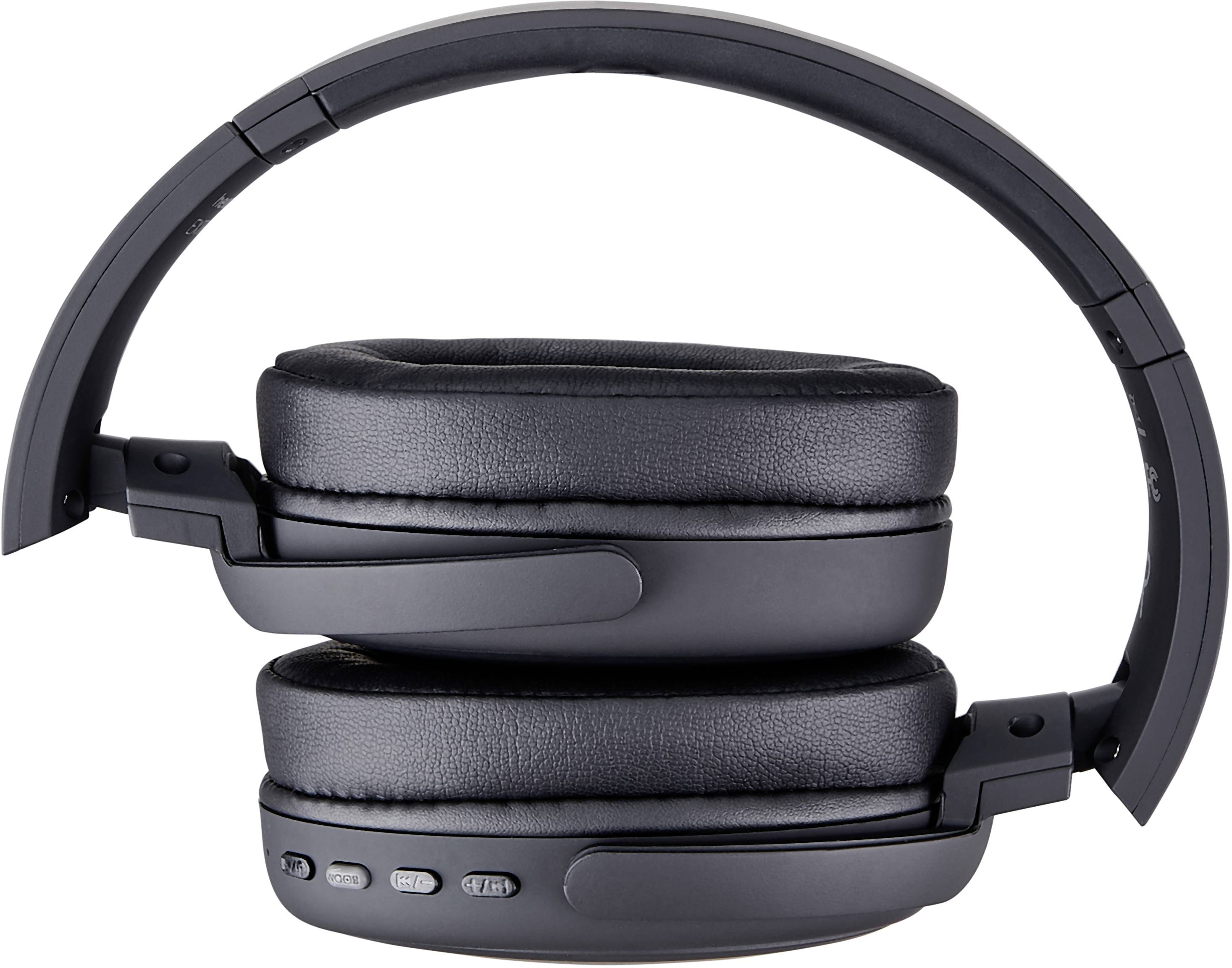 Boompods Headpods ANC Casque supra-auriculaire Bluetooth noir Noise Cancelling volume réglable, pliable