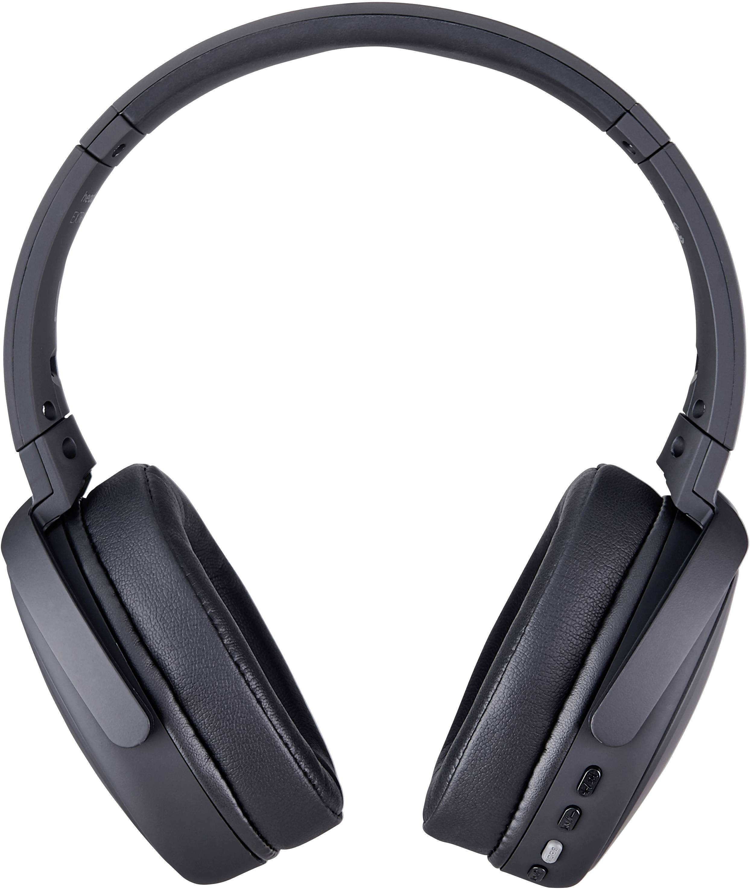 Boompods Headpods ANC Casque supra-auriculaire Bluetooth noir Noise Cancelling volume réglable, pliable