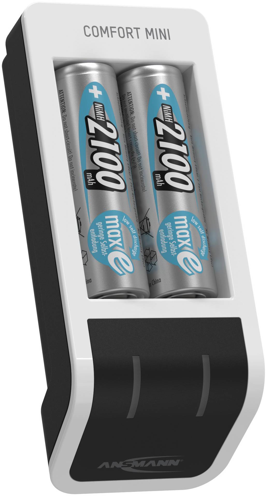 Ansmann Comfort Mini Chargeur de piles rondes NiMH LR03 (AAA), LR6 (AA)