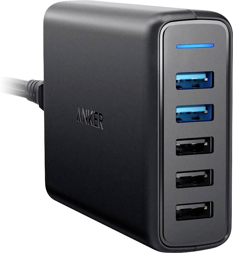 Anker PowerPort 5 A2054L11 USB-Ladestation Steckdose 5 x USB