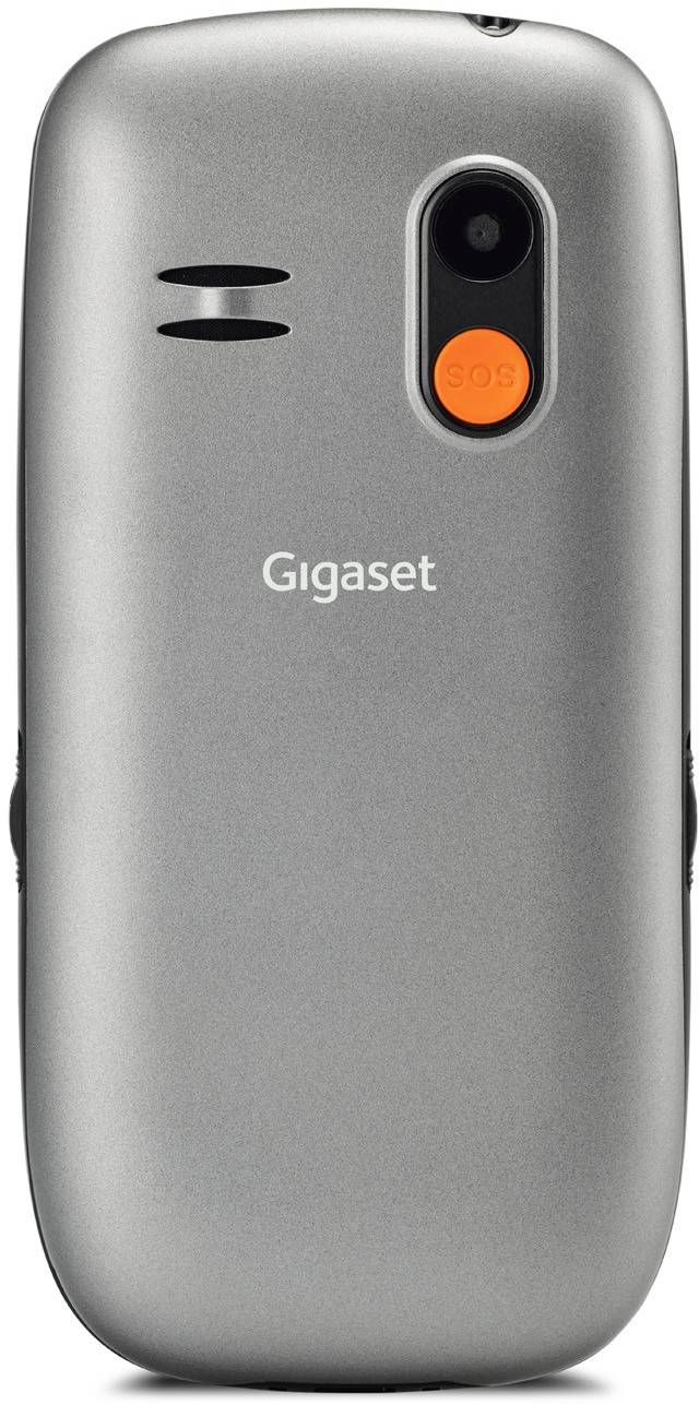 Gigaset GL390 Téléphone portable pour séniors argent