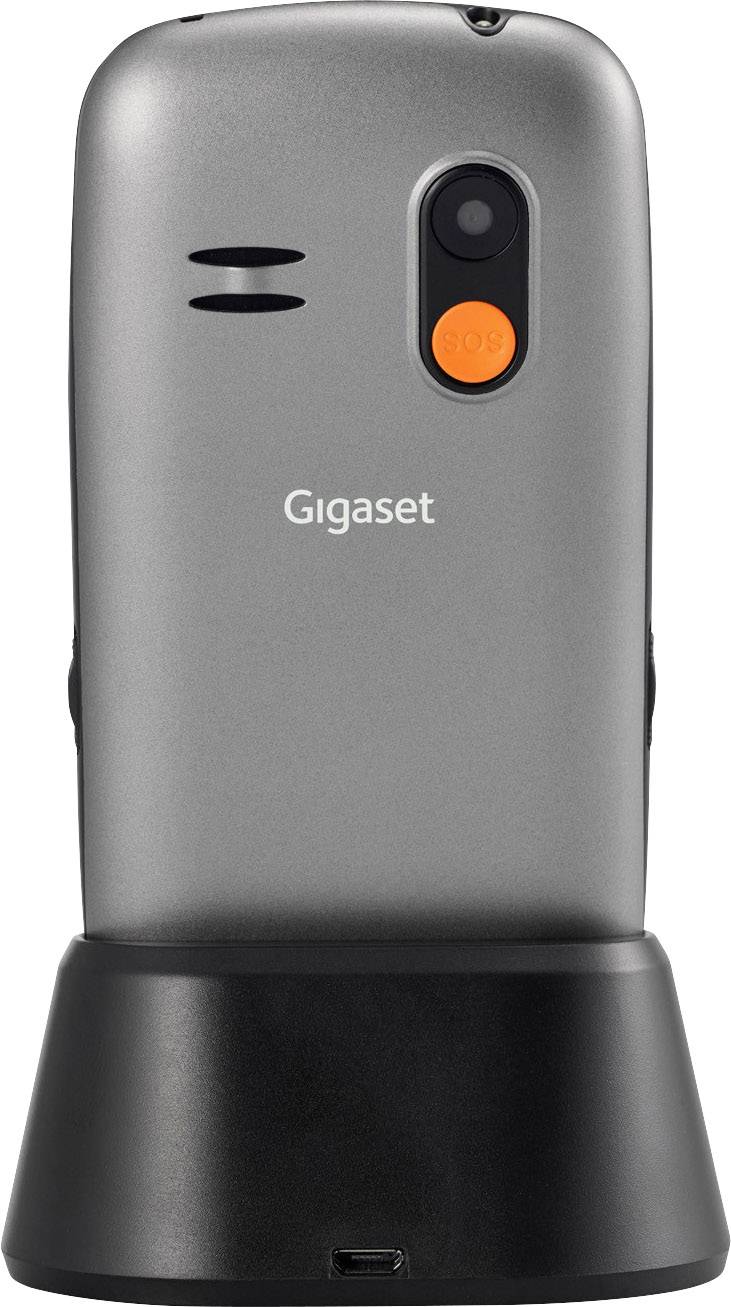 Gigaset GL390 Téléphone portable pour séniors argent