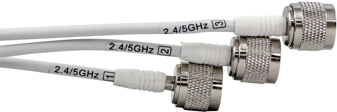 Acceltex Solutions ATS-OP-245-810-3NP-36 x3 Antenne WiFi 10 dB 2.4 GHz, 5 GHz 3 x N mâle