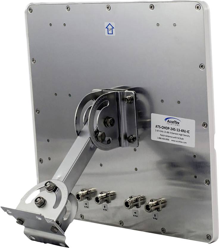Acceltex Solutions ATS-OHDP-245-13-4NJ-IC x4 Antenne WiFi 13 dB 2.4 GHz, 5 GHz 4 x N mâle