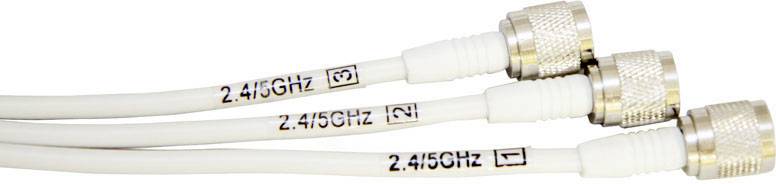 Acceltex Solutions ATS-OO-245-46-3RPTP-36 x3 Antenne WiFi 6 dB 2.4 GHz, 5 GHz 3 x TNC mâle inversé