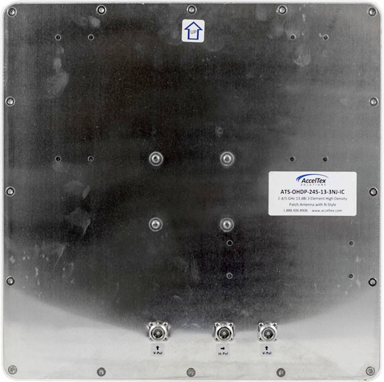 Acceltex Solutions ATS-OHDP-245-13-3NJ-IC x3 Antenne WiFi 13 dB 2.4 GHz, 5 GHz 3 x N mâle