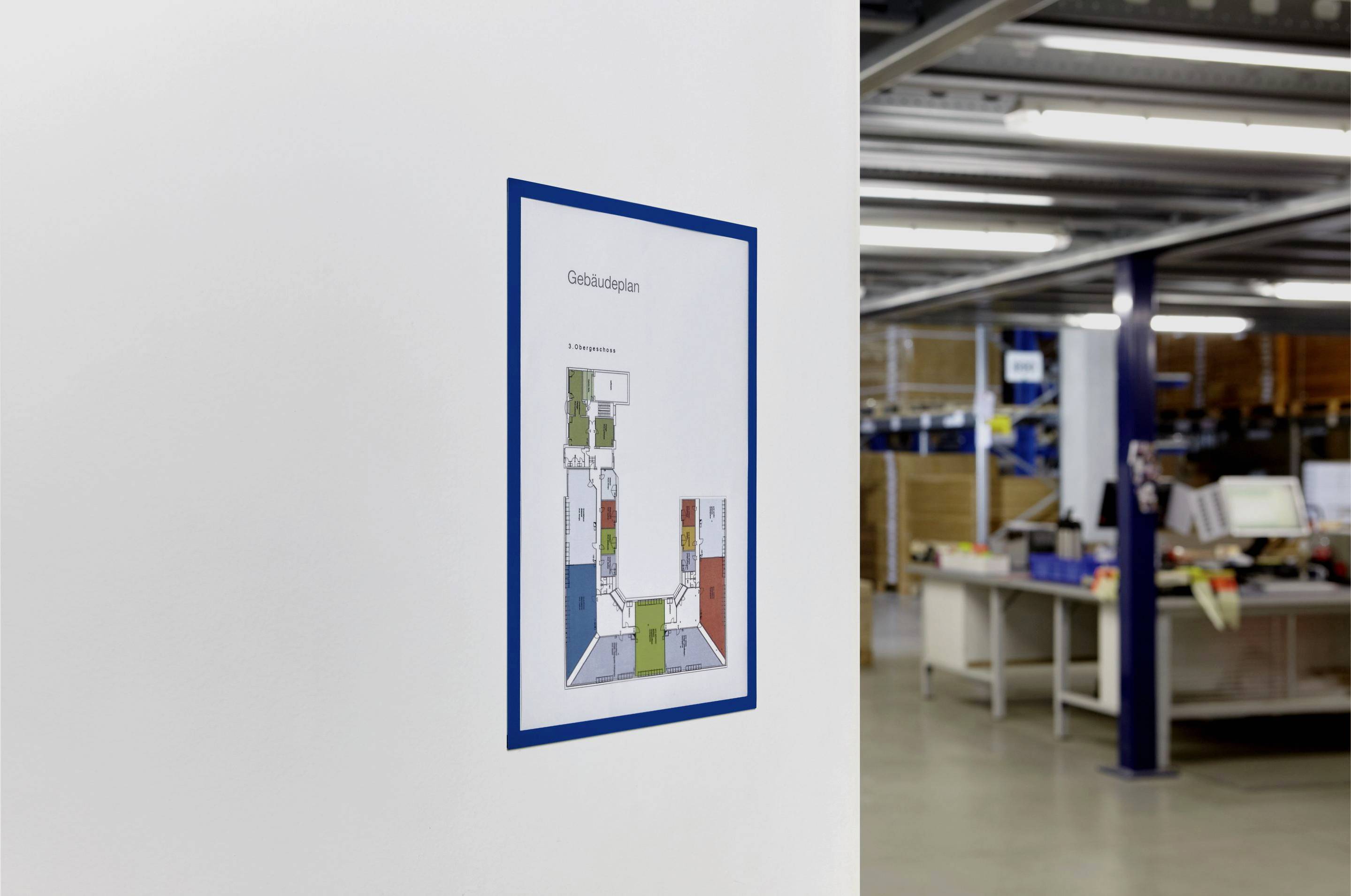 magnetoplan 1130403 Cadres magnétiques bleu DIN A3