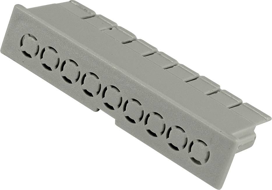 Hammond Electronics Couvercle de boîtier pour rail 52 x 10 x 16 Polycarbonate gris clair