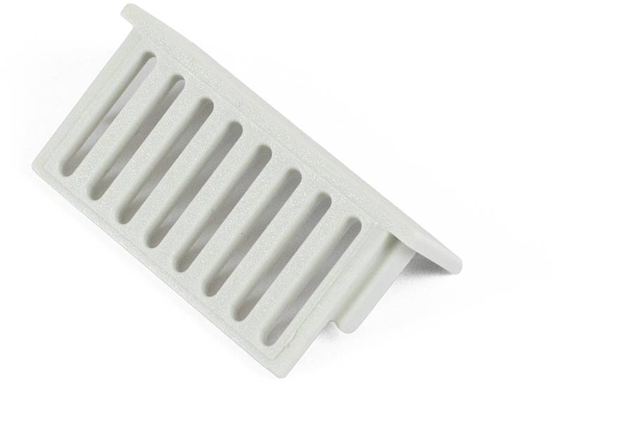 Hammond Electronics Couvercle de boîtier pour rail 35 x 10 x 16 Polycarbonate gris clair