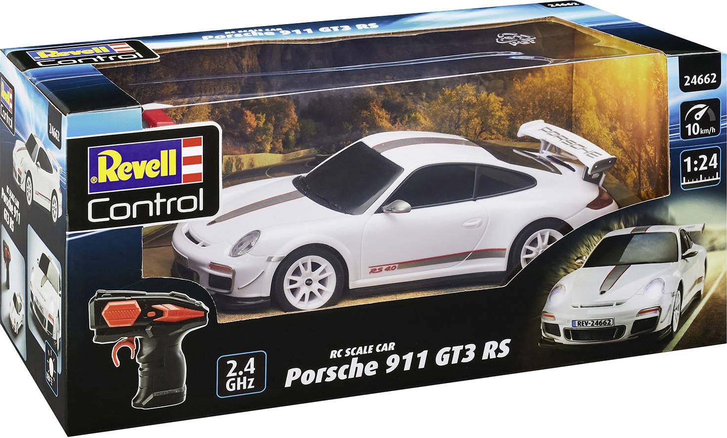 Revell Control 24662 Porsche 911 GT3 RS 1:24 Véhicule RC débutant électrique Voiture de tourisme
