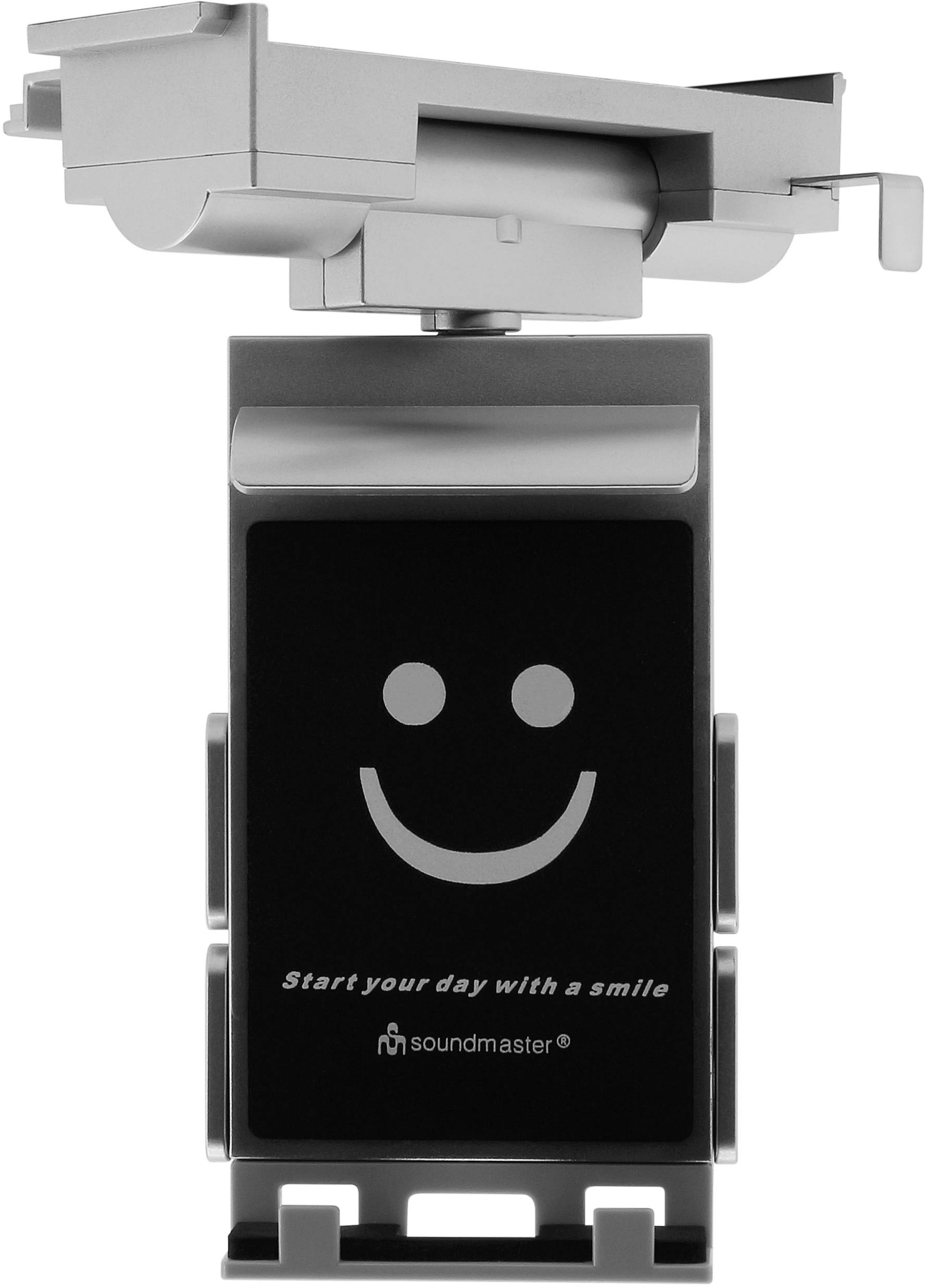 soundmaster TH21 Support pour téléphone portable noir, gris adapté pour (modèle de téléphone portable): Max. Úhlopříčka až 10"