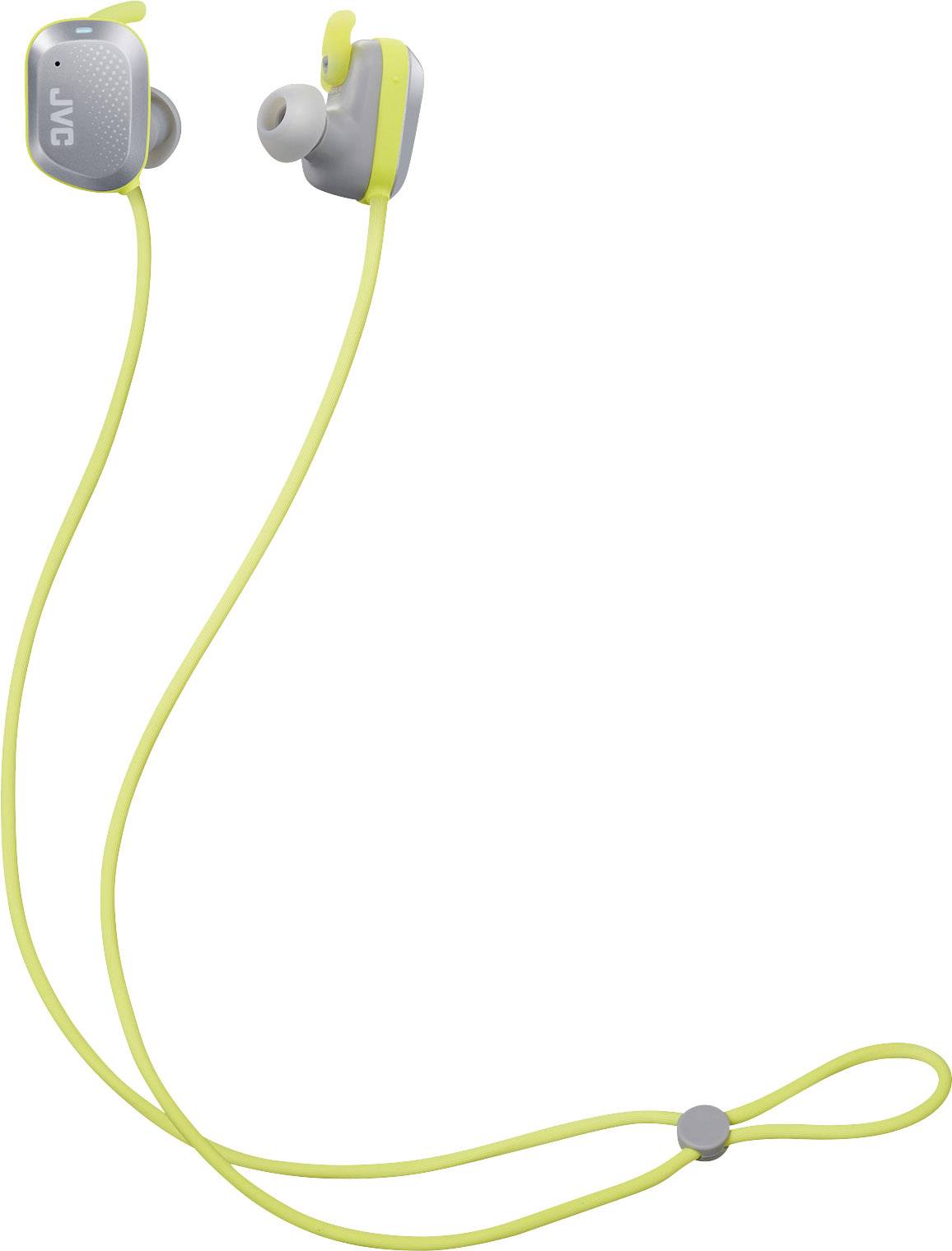 JVC HA-AE1W-H Bluetooth® Sport In Ear Kopfhörer In Ear Wasserbeständig Gelb, Silber