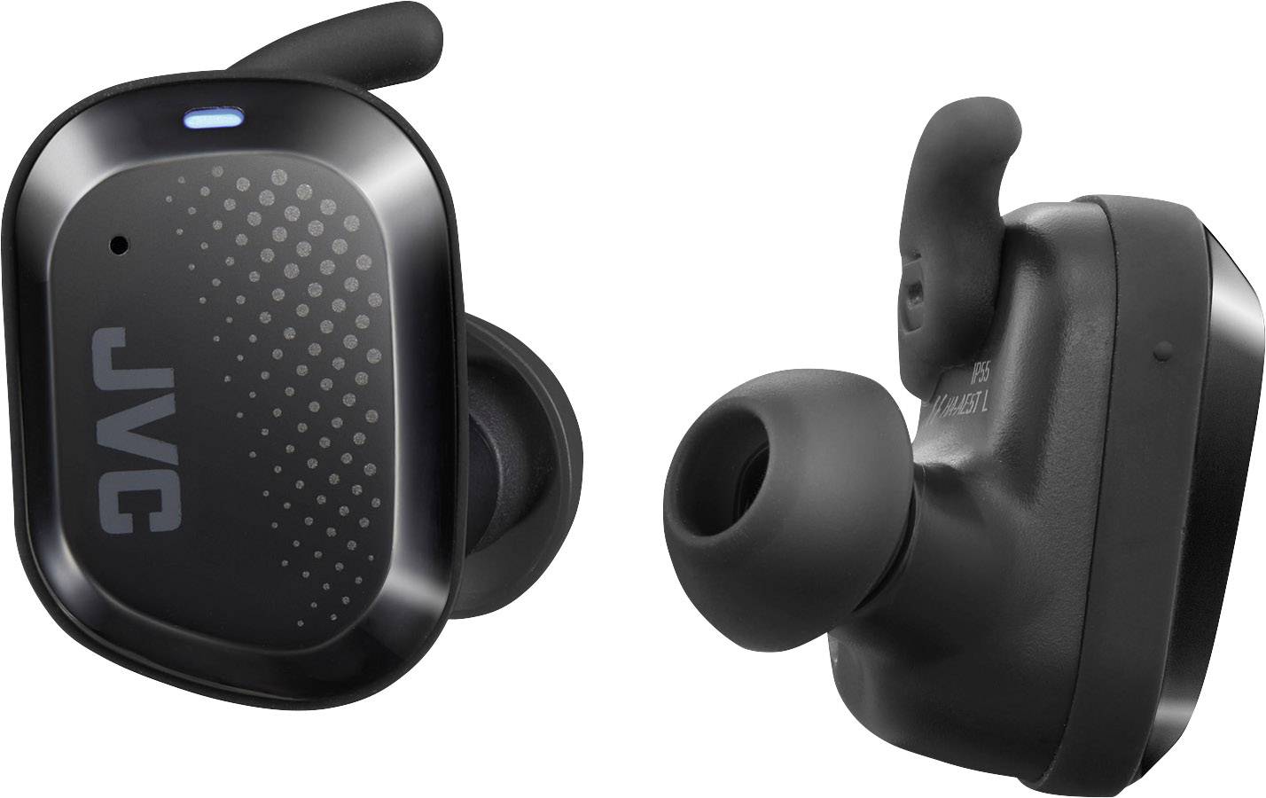 JVC HA-AE5T-B Bluetooth® Sport In Ear Kopfhörer In Ear Schweißresistent, Wasserbeständig Schwarz
