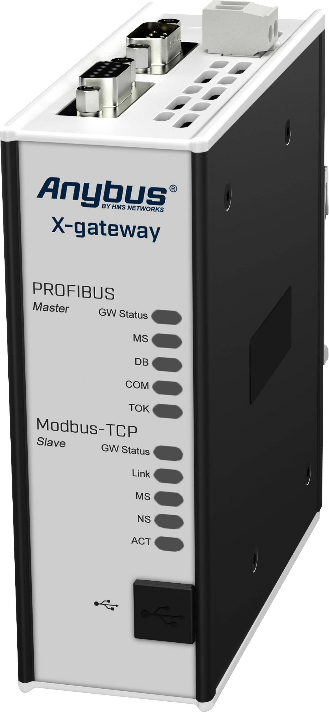 Anybus AB7629 Profibus Master/Modbus-TCP Slave Passerelle Ethernet, USB 24 V/DC 1 pc(s)