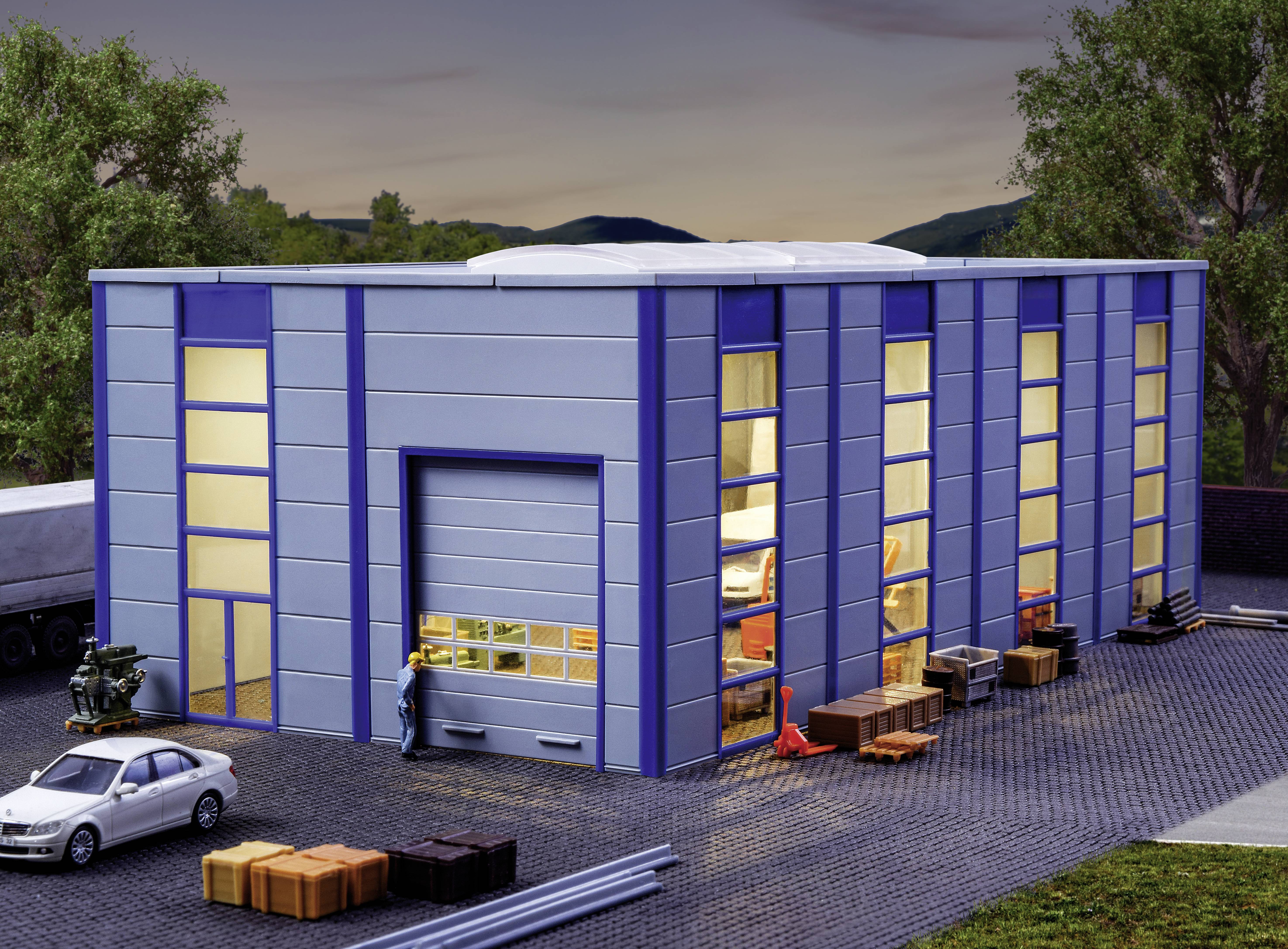 Kibri 39250 H0 Tous les roulements/tous les bâtiments industriels