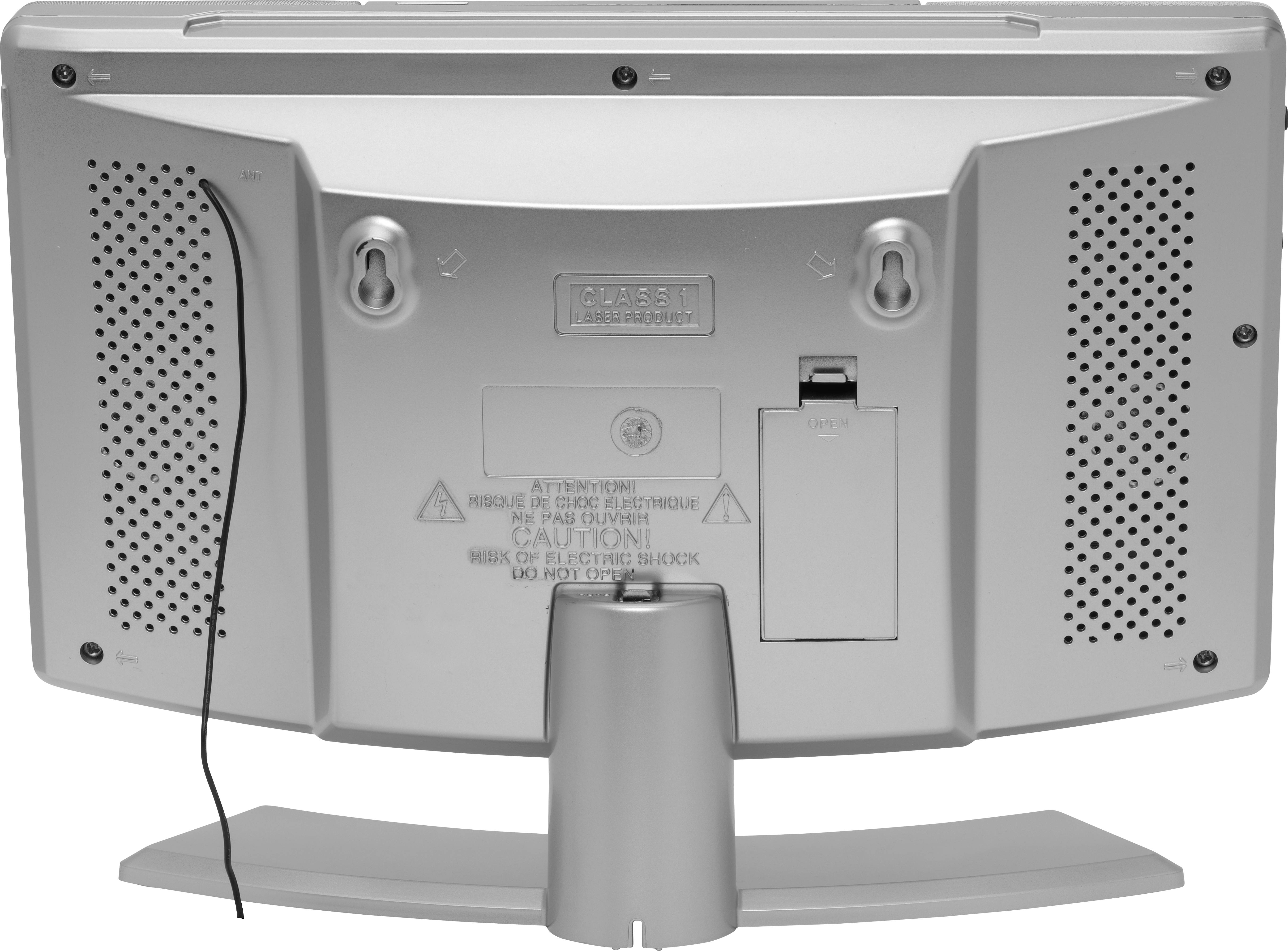 Denver MC-5220 Silver Chaîne stéréo CD, AUX, FM, avec télécommande, montage mural argent