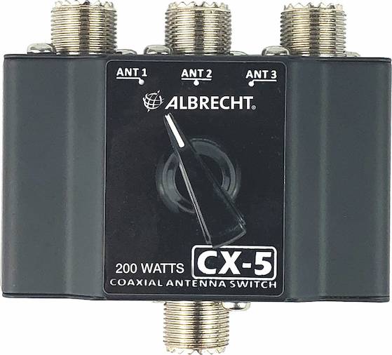 Albrecht Convertisseur d'antenne CX-5 3-Wege Antennenschalter 7402