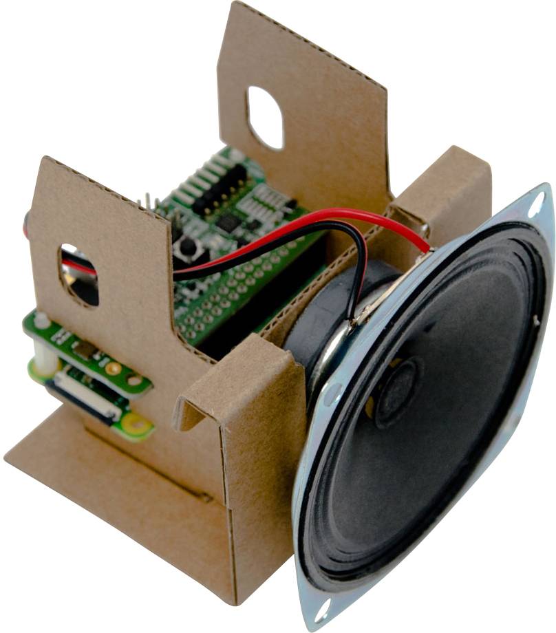 Google AIY Voice Kit v2 Raspberry Pi® Zero WH 512 Mo 1 x 1.0 GHz avec contrôleur, avec boîtier