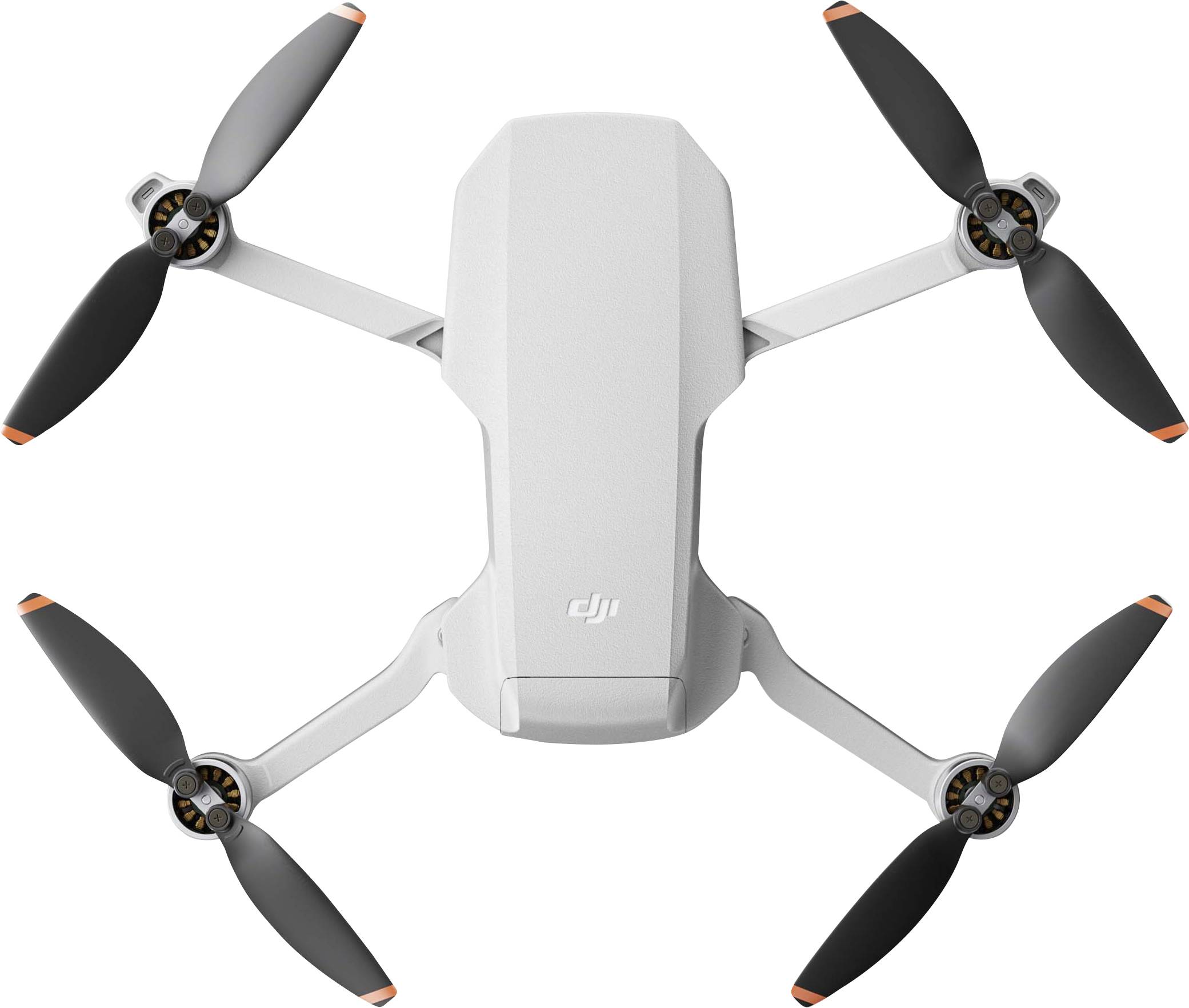 Drone quadricoptère DJI Mini 2 prêt à voler (RtF) fonction GPS, prises de vue aériennes blanc