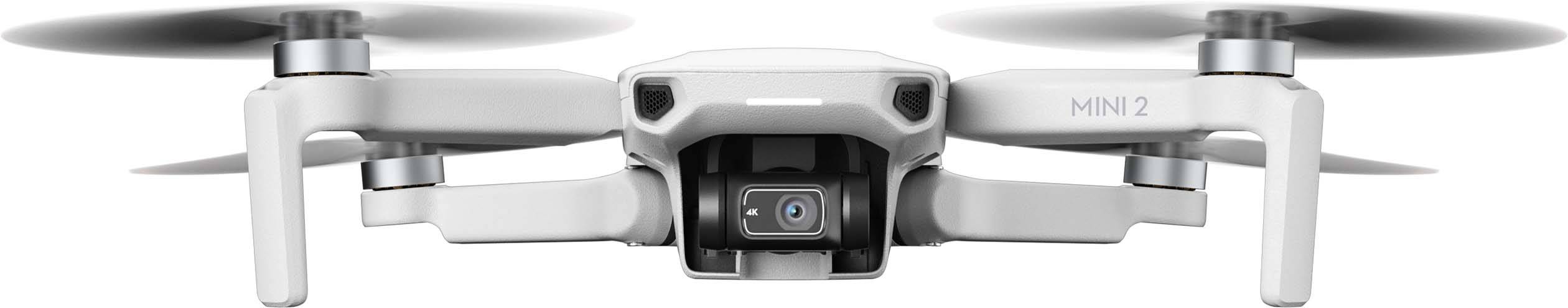 Drone quadricoptère DJI Mini 2 prêt à voler (RtF) fonction GPS, prises de vue aériennes blanc