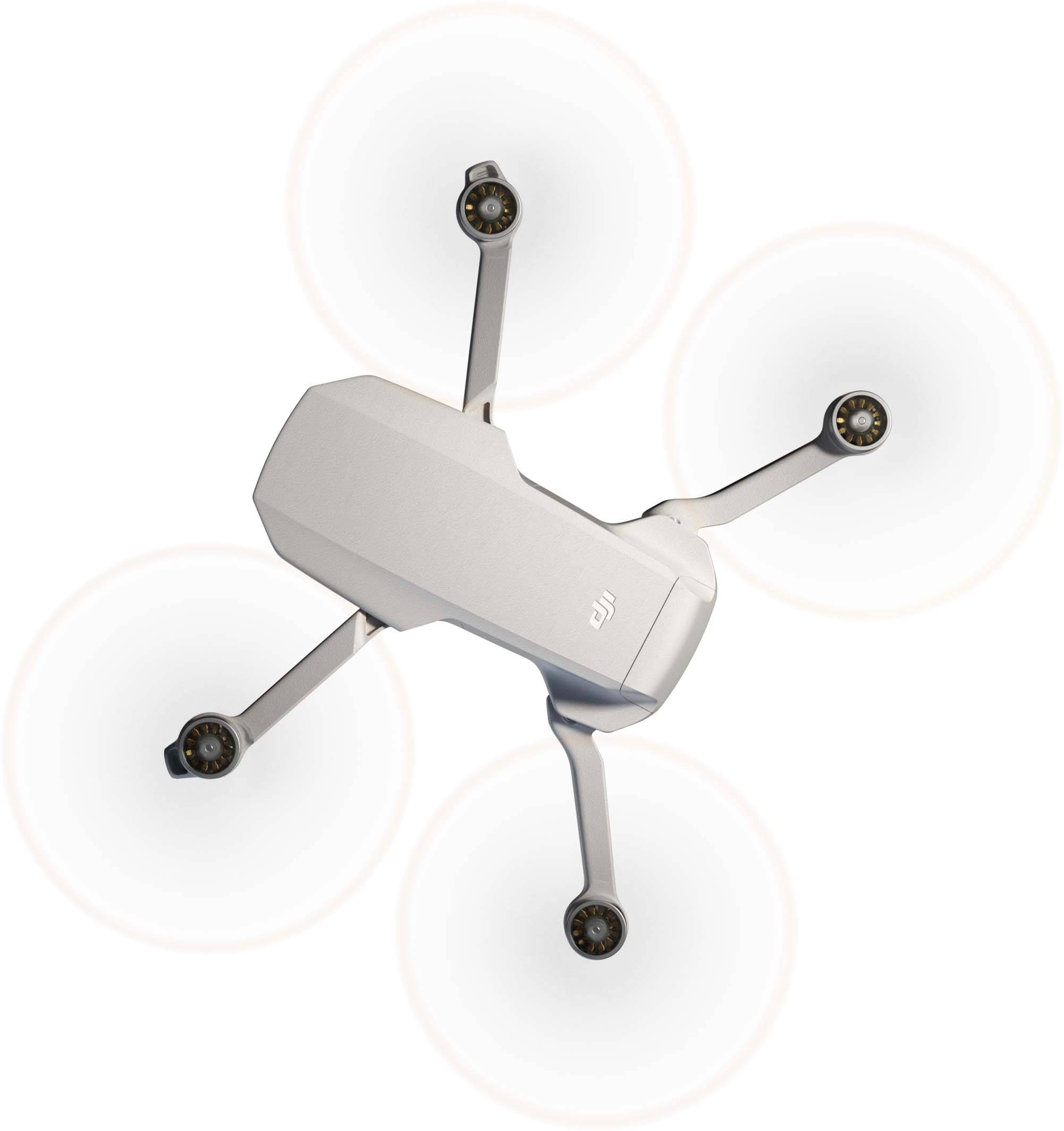 Drone quadricoptère DJI Mini 2 prêt à voler (RtF) fonction GPS, prises de vue aériennes blanc