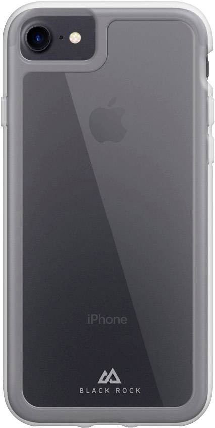 Black Rock "Robust Transparent" Coque Apple iPhone 7, iPhone 8, iPhone SE (2020) gris, transparent