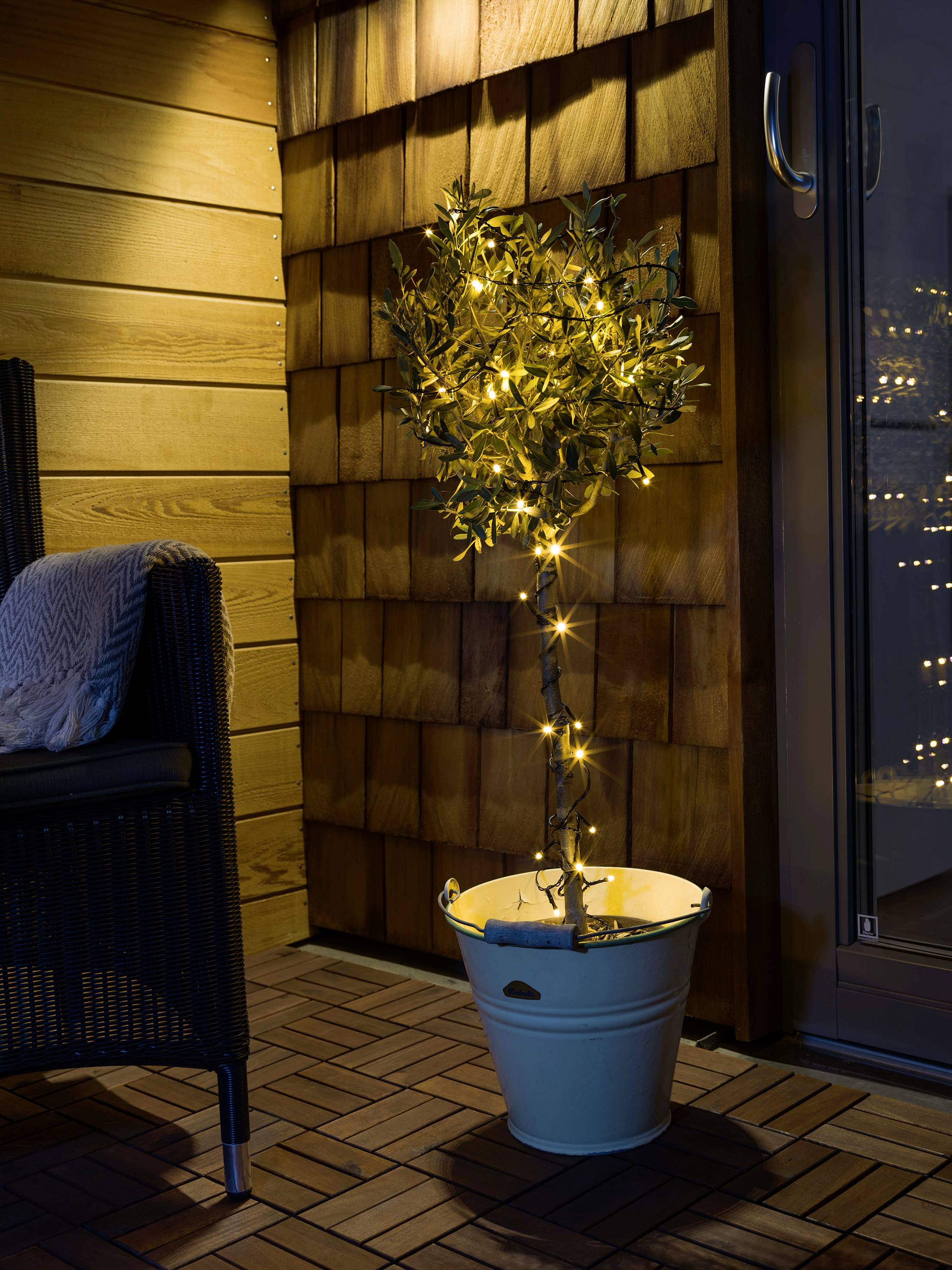 Konstsmide 3811-800 Micro guirlande lumineuse pour l'extérieur CEE: G (A - G) sur secteur Nombre de lumière 40 LED ambré Longueur