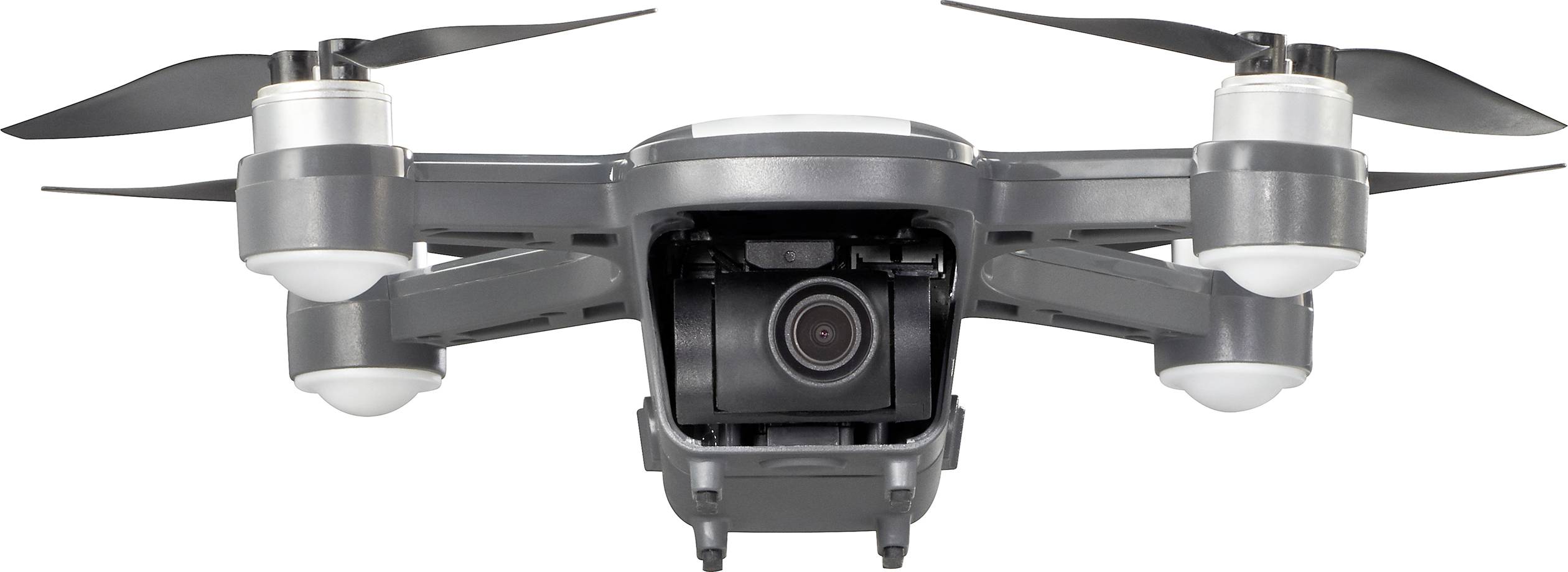 Drone quadricoptère Reely GeNii Mini prêt à voler (RtF) prises de vue aériennes blanc-gris