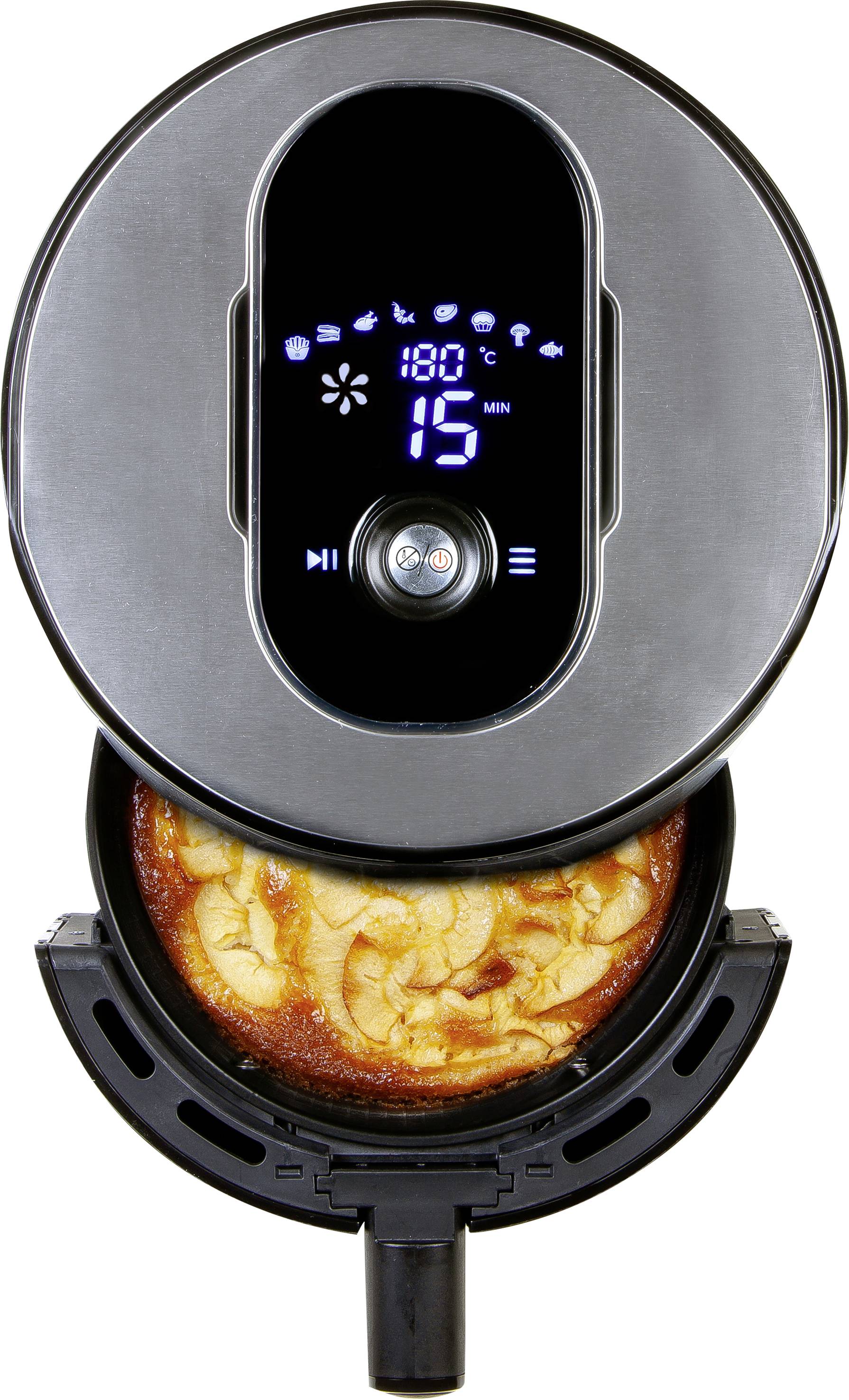 DOMO Deli-Freyer XL Friteuse 4 l fonction minuteur, avec écran, boîtier Cool-Touch, revêtement anti-adhésif, protection contre la