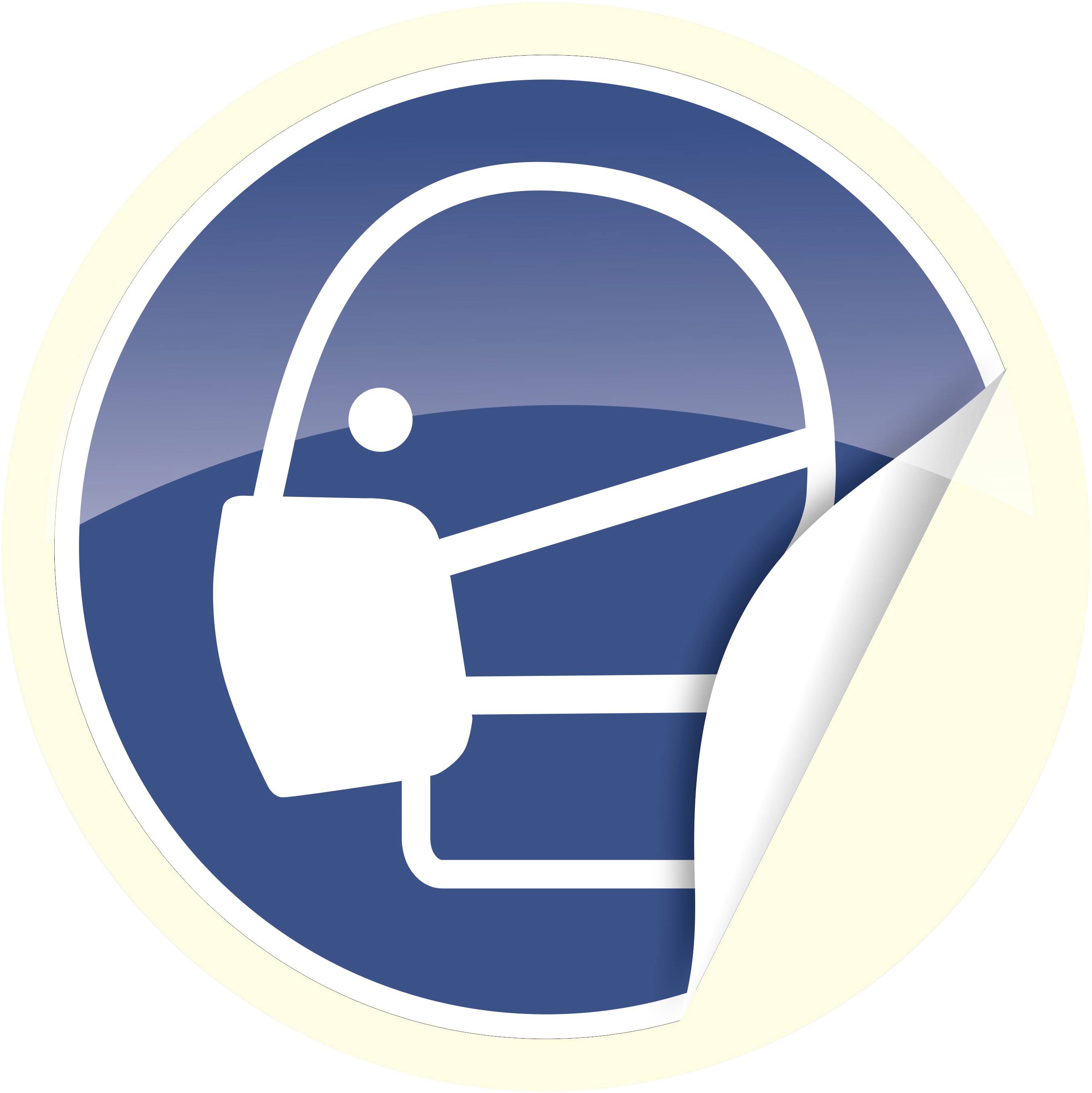 Panneau d'obligation Port du masque obligatoire (Ø) 200 mm 1 pc(s)