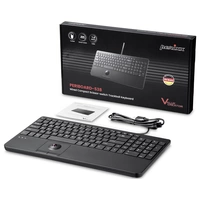 Perixx PERIBOARD-538 H DE USB Clavier allemand, QWERTZ noir hub USB, avec trackball Perixx PERIBOARD-538 H DE USB Clavier allemand, QWERTZ noir hub USB, avec trackball
