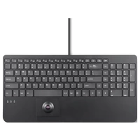Perixx PERIBOARD-538 H DE USB Clavier allemand, QWERTZ noir hub USB, avec trackball Perixx PERIBOARD-538 H DE USB Clavier allemand, QWERTZ noir hub USB, avec trackball