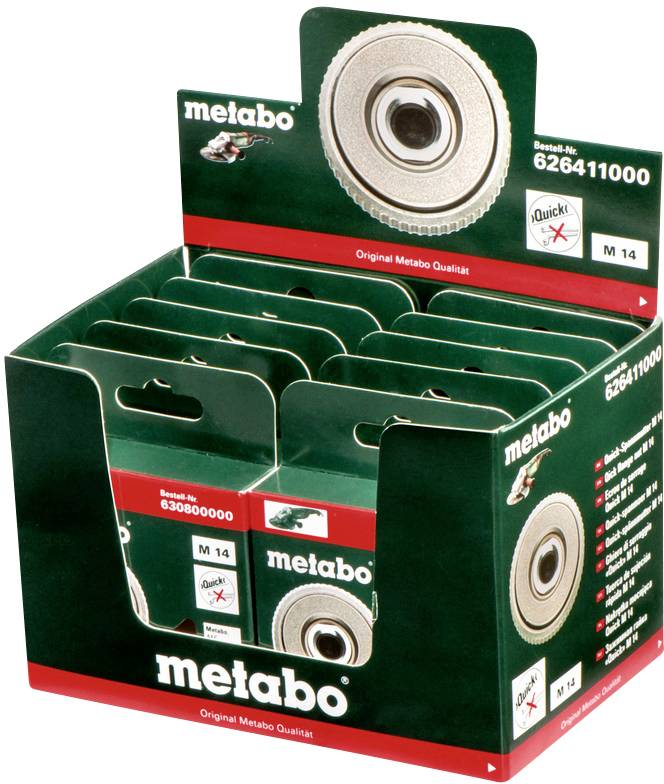 Écrou de serrage rapide Metabo 10 M 14 / écran Metabo 626411000