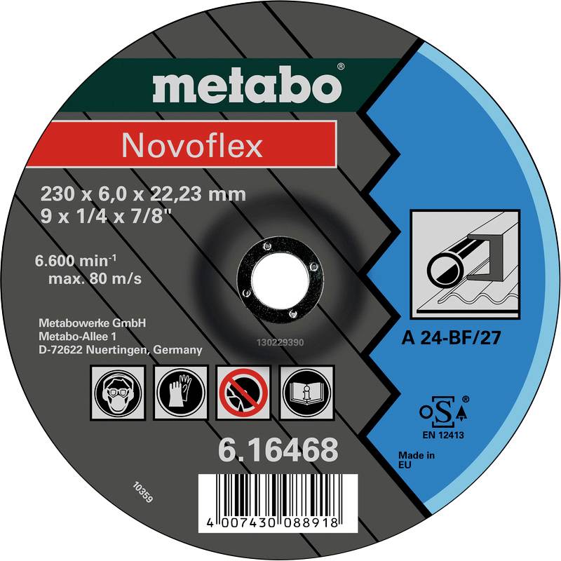 Metabo 616460000 Disque à ébarber à moyeu déporté Ø de perçage 22.23 mm 25 pc(s)