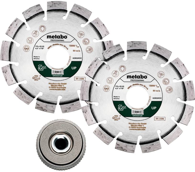 Metabo 628581000 Disque à tronçonner diamanté Diamètre 115 mm Ø de perçage 22.23 mm 1 pc(s)