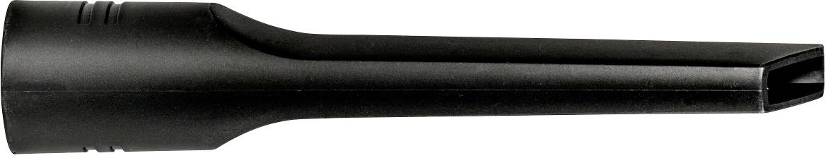 Un embout d'aspirateur noir étroit, adapté pour le nettoyage des coins et des angles difficiles d'accès.