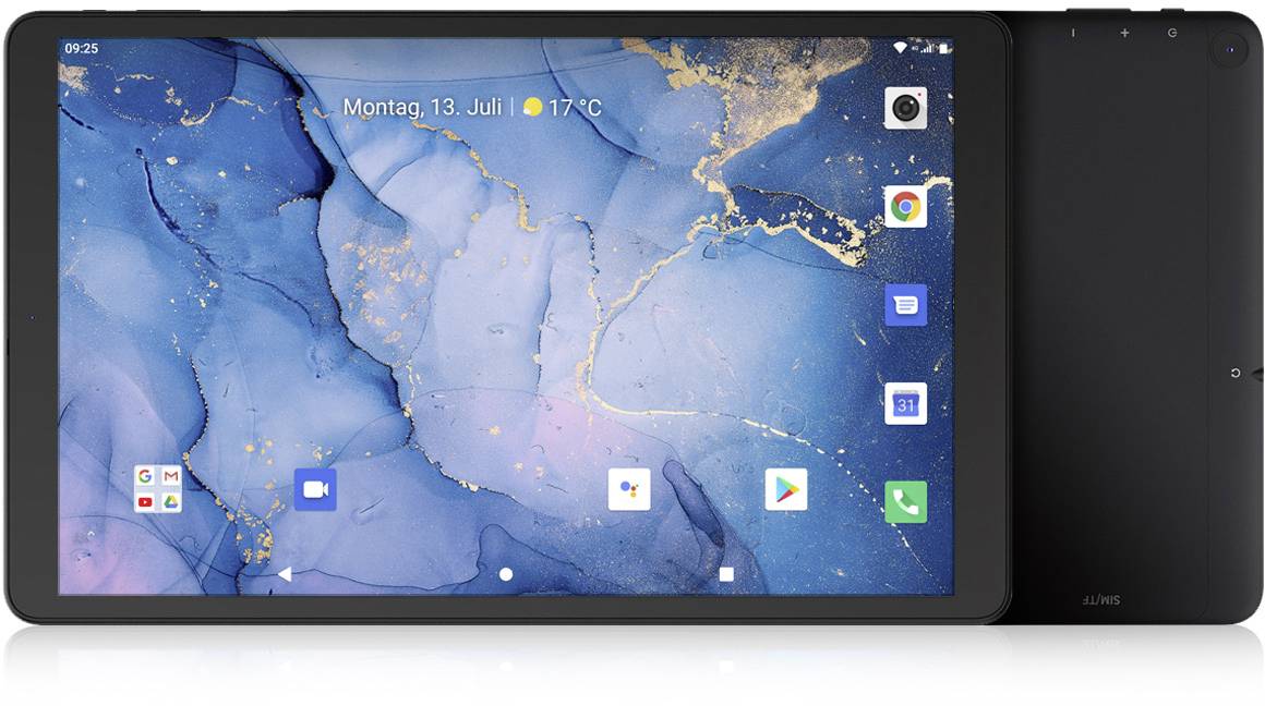 Tablette Android Odys Space One 10 LTE/4G, WiFi 64 GB noir 25.7 cm (10.1 pouces) 1.6 GHz MediaTek Android™ 10 1920 x 1200 Pixel