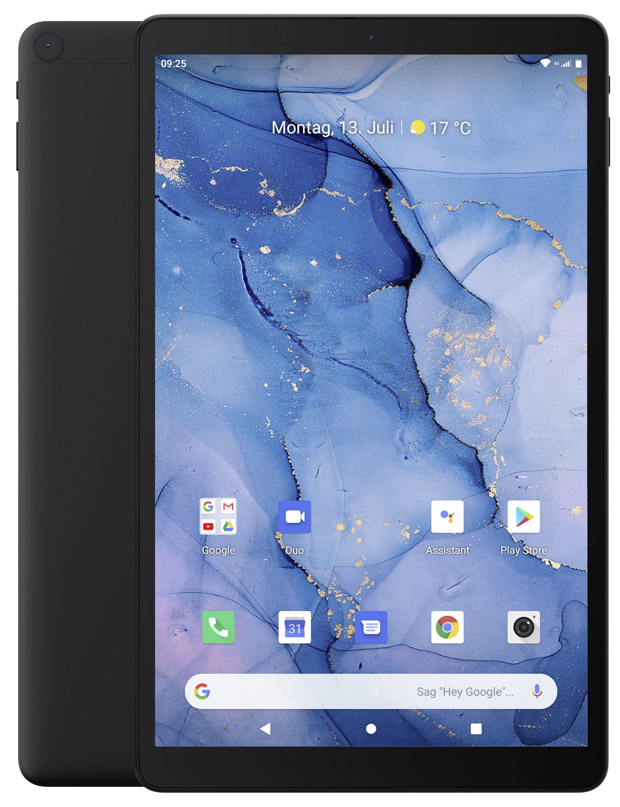 Tablette Android Odys Space One 10 LTE/4G, WiFi 64 GB noir 25.7 cm (10.1 pouces) 1.6 GHz MediaTek Android™ 10 1920 x 1200 Pixel