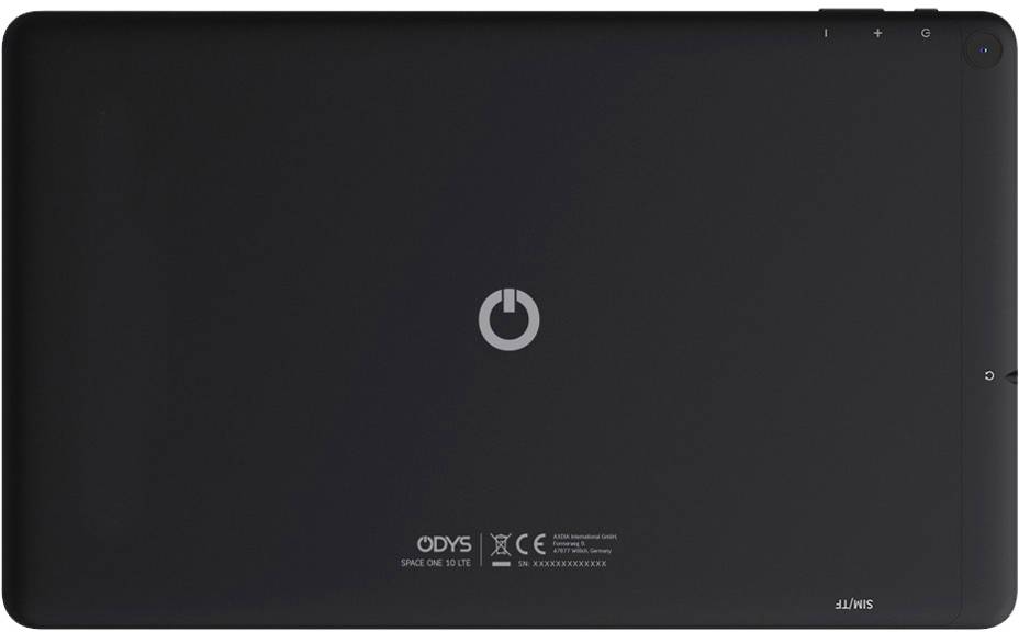 Tablette Android Odys Space One 10 LTE/4G, WiFi 64 GB noir 25.7 cm (10.1 pouces) 1.6 GHz MediaTek Android™ 10 1920 x 1200 Pixel