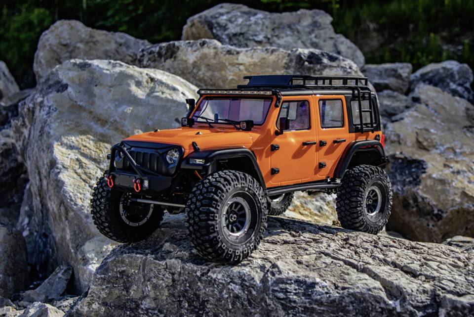 Absima 12010 brushed 1:10 Auto RC électrique Crawler 4 roues motrices (4WD) prêt à fonctionner (RtR) 2,4 GHz