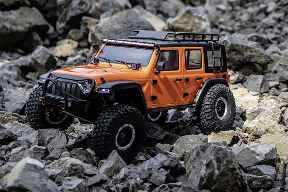 Absima 12010 brushed 1:10 Auto RC électrique Crawler 4 roues motrices (4WD) prêt à fonctionner (RtR) 2,4 GHz