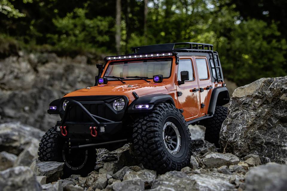 Absima 12010 brushed 1:10 Auto RC électrique Crawler 4 roues motrices (4WD) prêt à fonctionner (RtR) 2,4 GHz