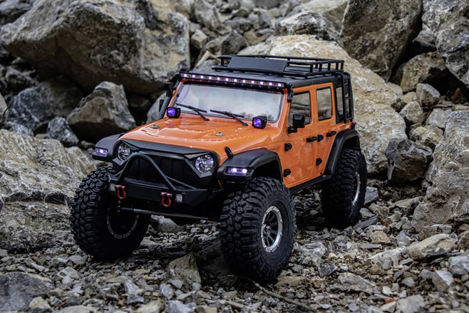 Absima 12010 brushed 1:10 Auto RC électrique Crawler 4 roues motrices (4WD) prêt à fonctionner (RtR) 2,4 GHz