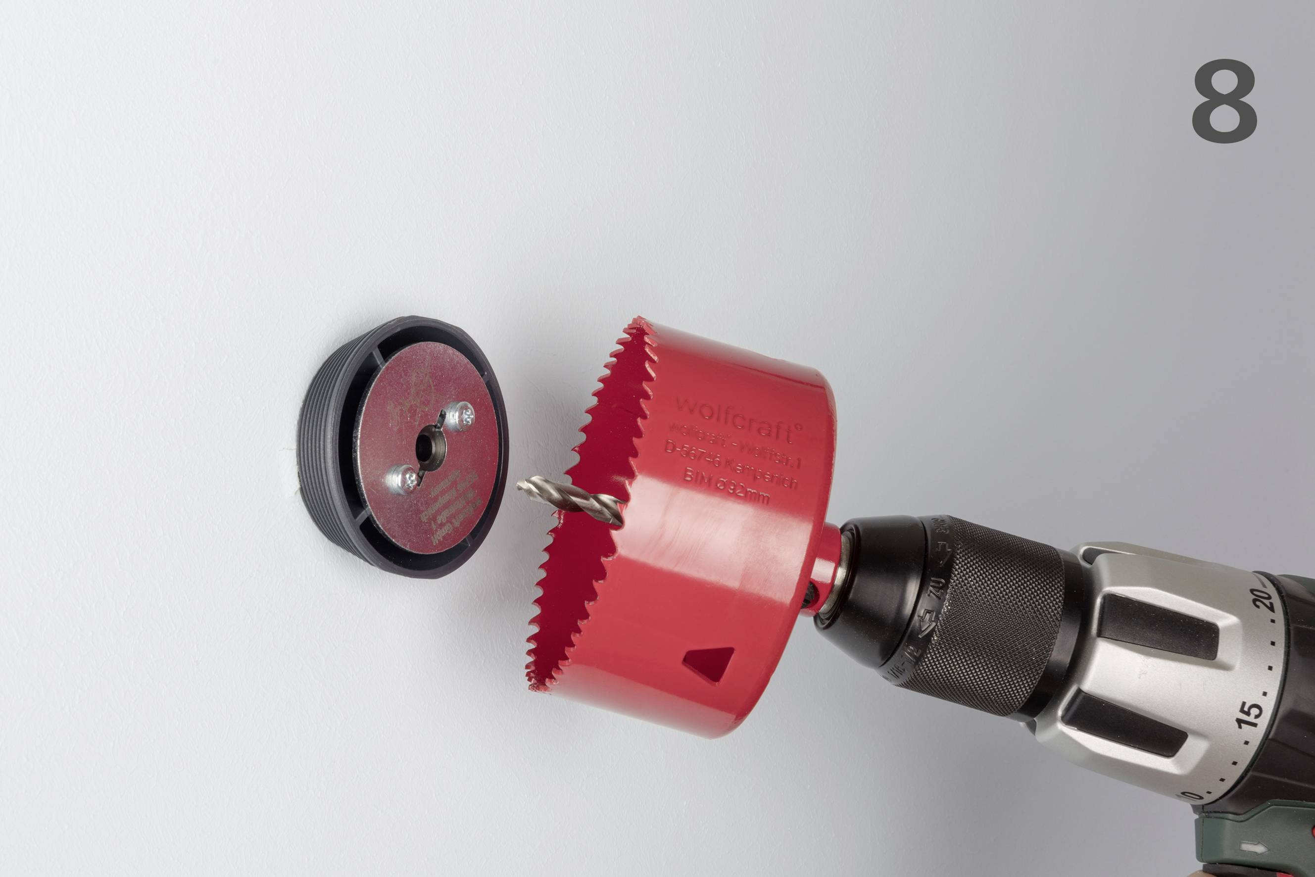 Wolfcraft 5953000 Aide au perçage 7 pièces 1 pc(s)