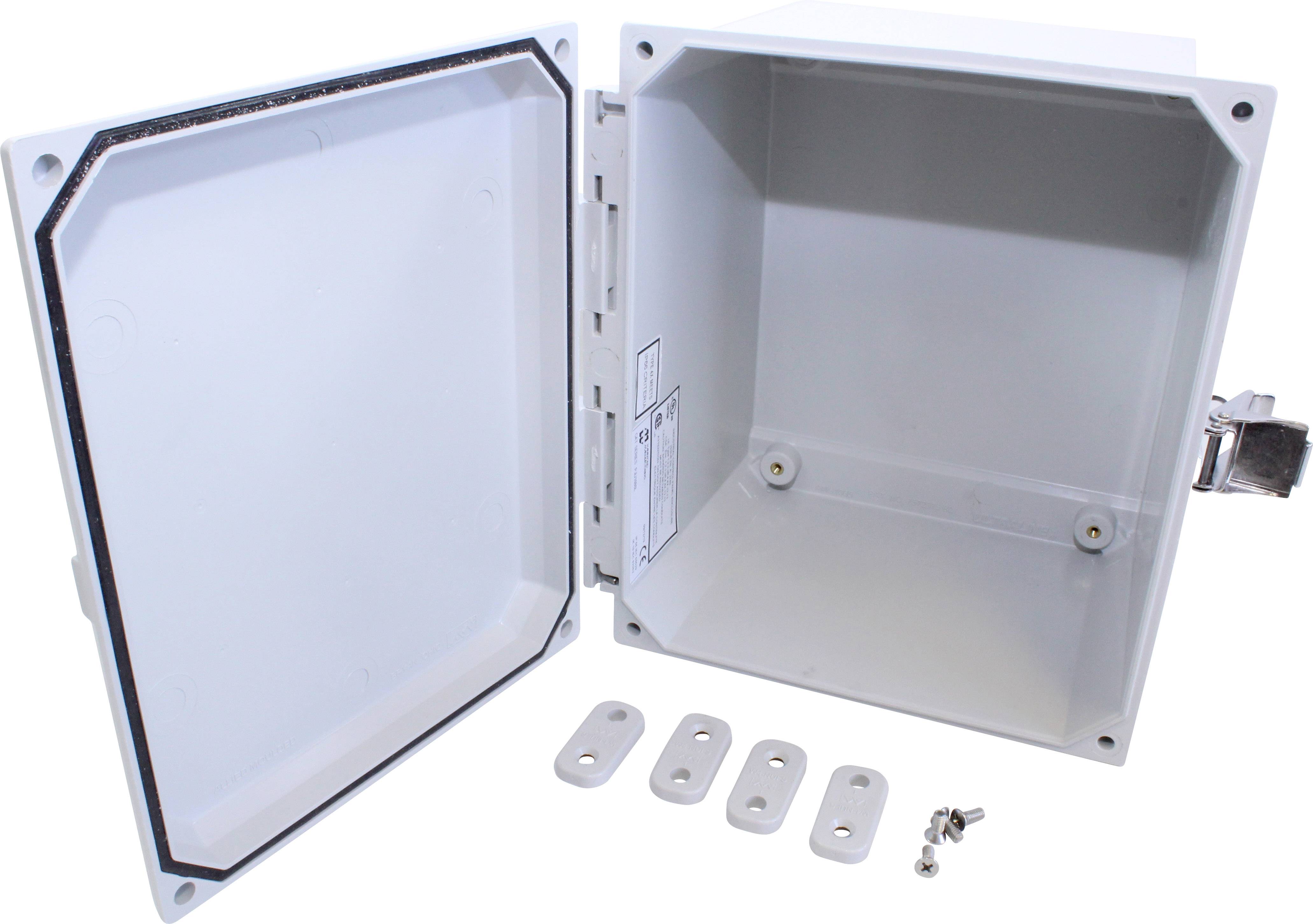 Hammond Electronics Boîtier mural 255 x 210 x 156 plastique renforcé de fibre de verre gris clair 1 pc(s)