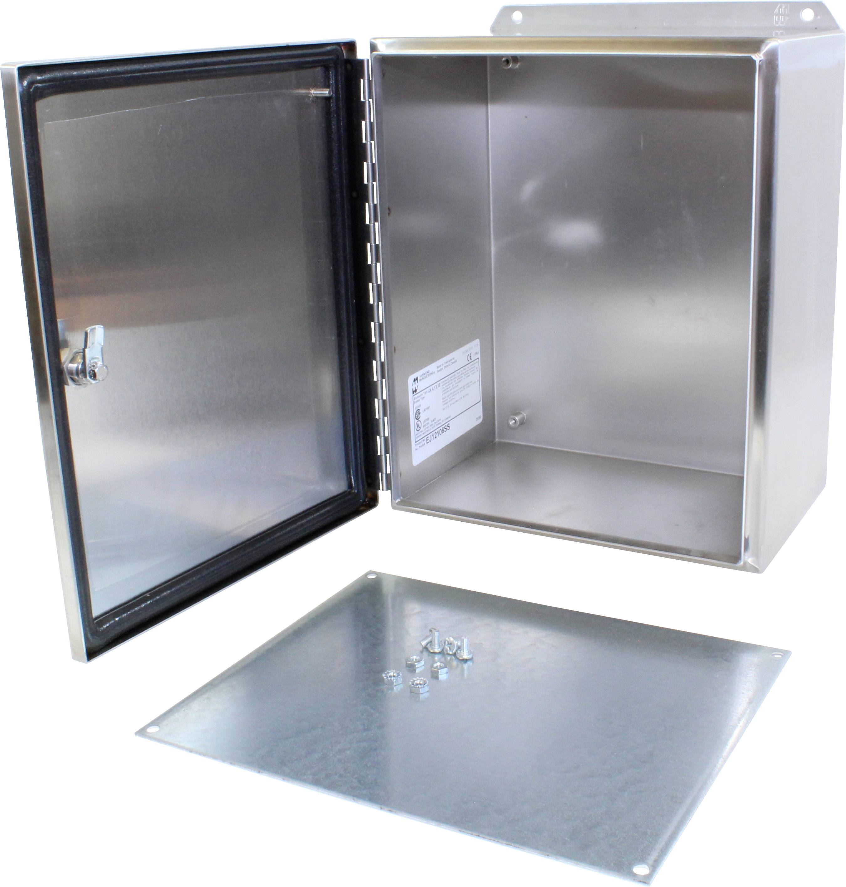 Hammond Electronics Boîtier mural 305 x 254 x 152 acier inoxydable acier inoxydable 1 pc(s)