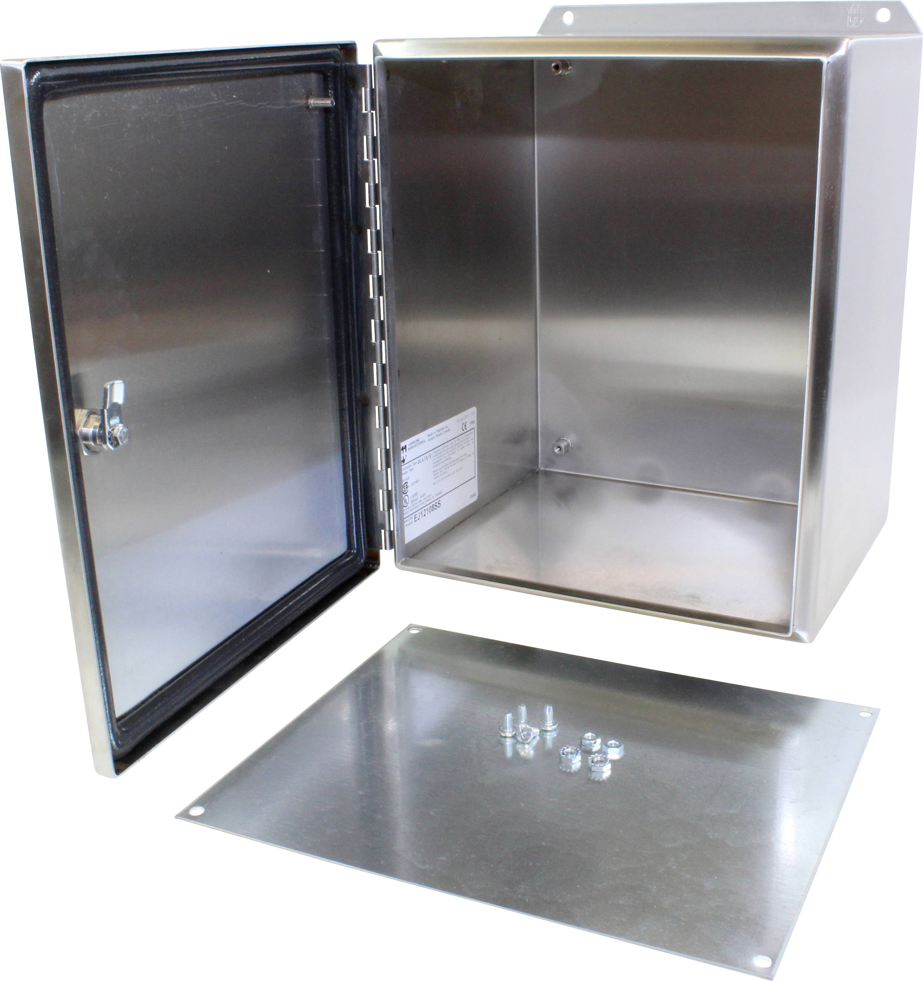 Hammond Electronics Boîtier mural 305 x 254 x 203 acier inoxydable acier inoxydable 1 pc(s)