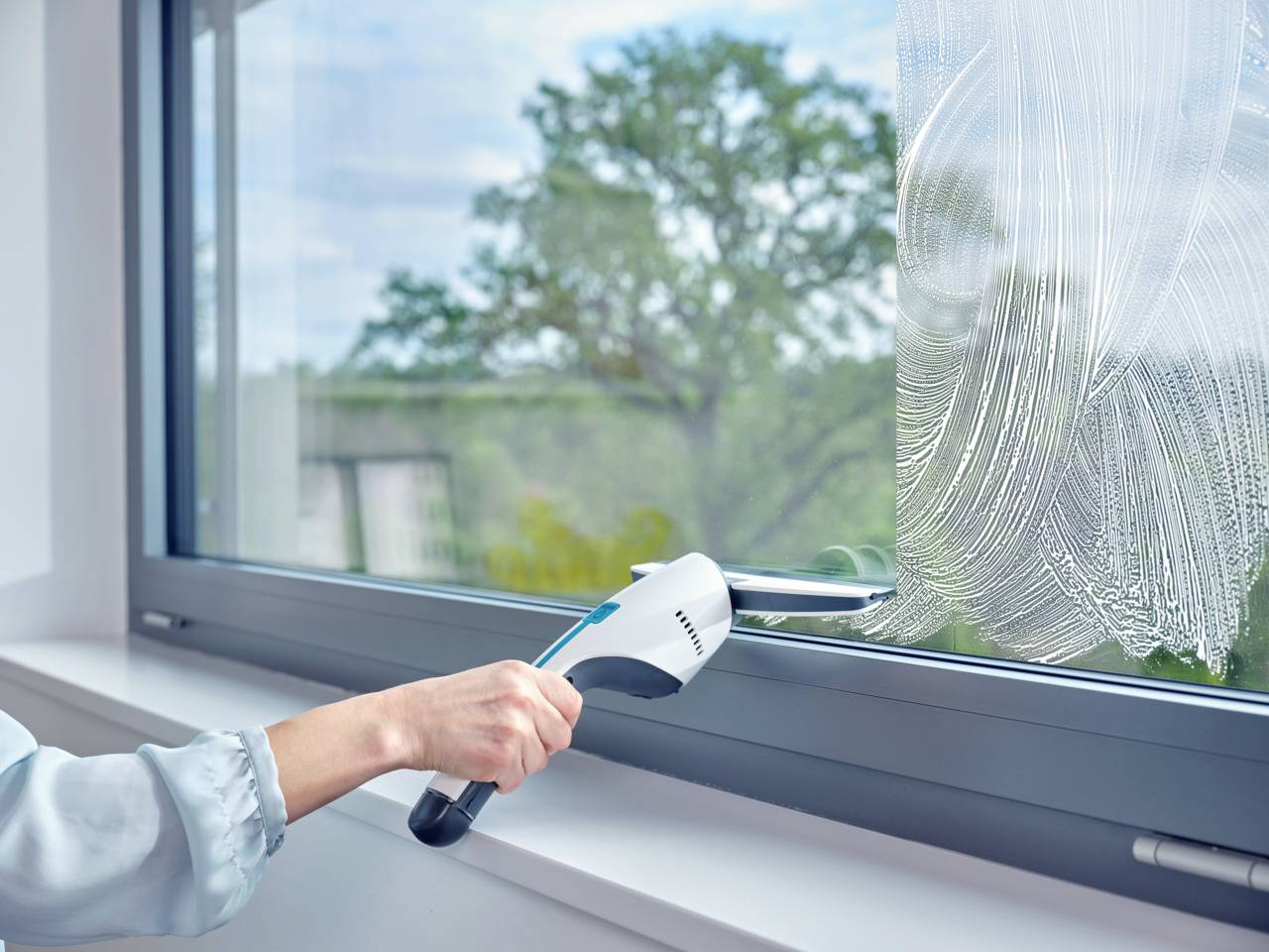 Leifheit 51030 Nemo Nettoyeur vitres blanc